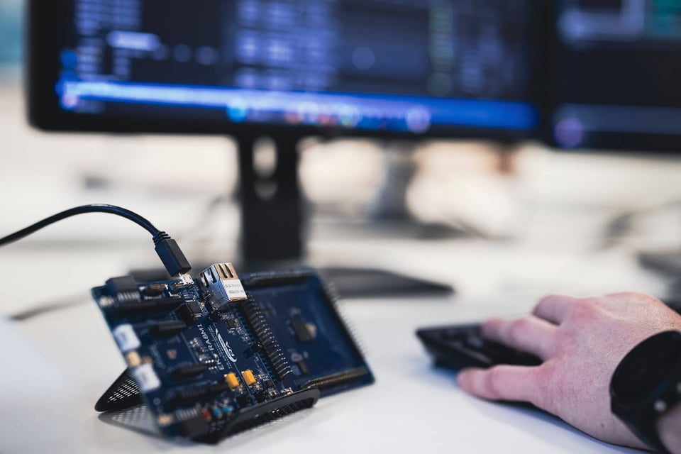 board and debugging focus on hands